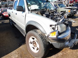 2004 TOYOTA TACOMA SILVER DOUBLE CAB PRERUNNER 3.4L AT 2WD Z19519